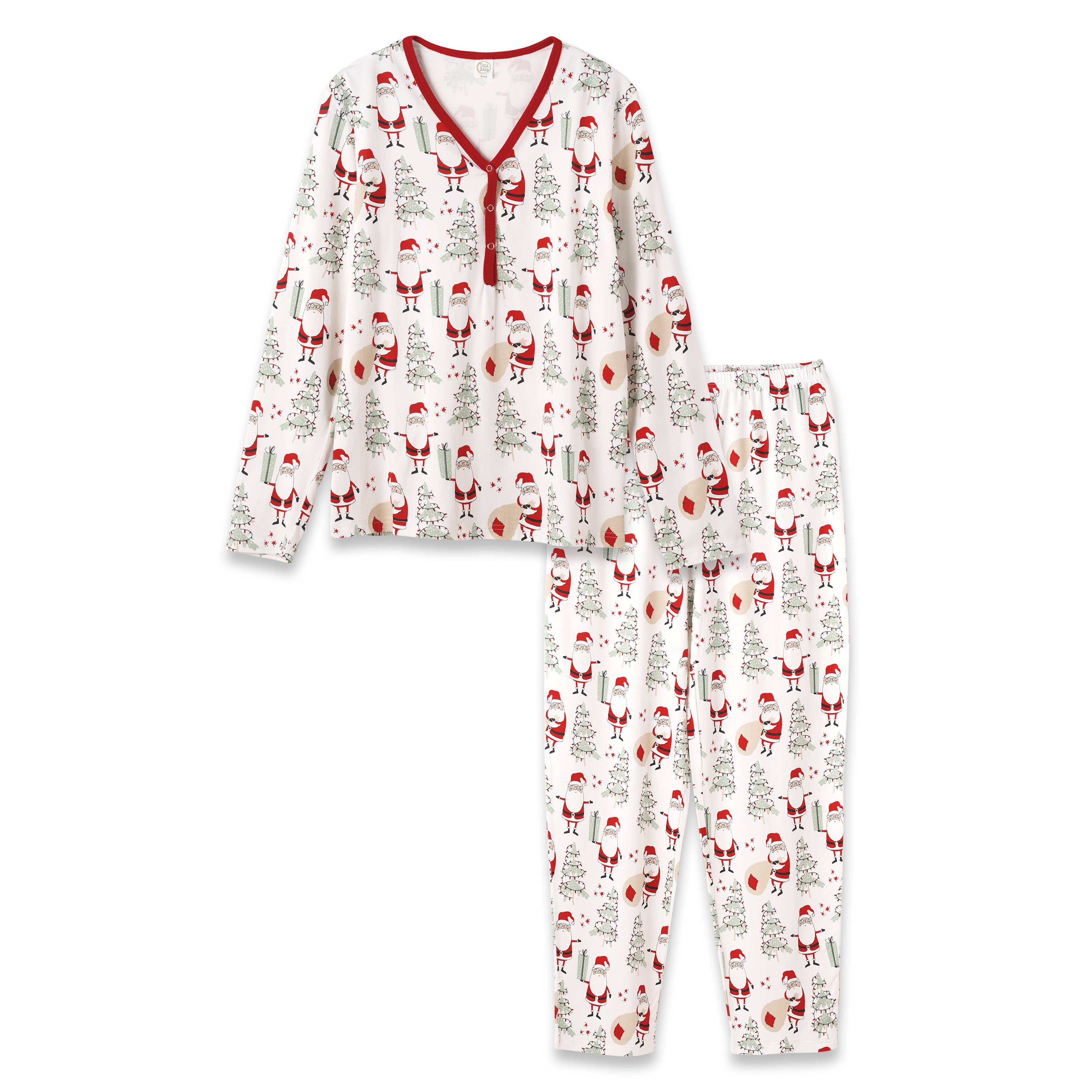 Tesa Babe - Wholesale Sleepwear Set - Women's - Christmas Santa Women's Bamboo Pajama Set Family Matching0