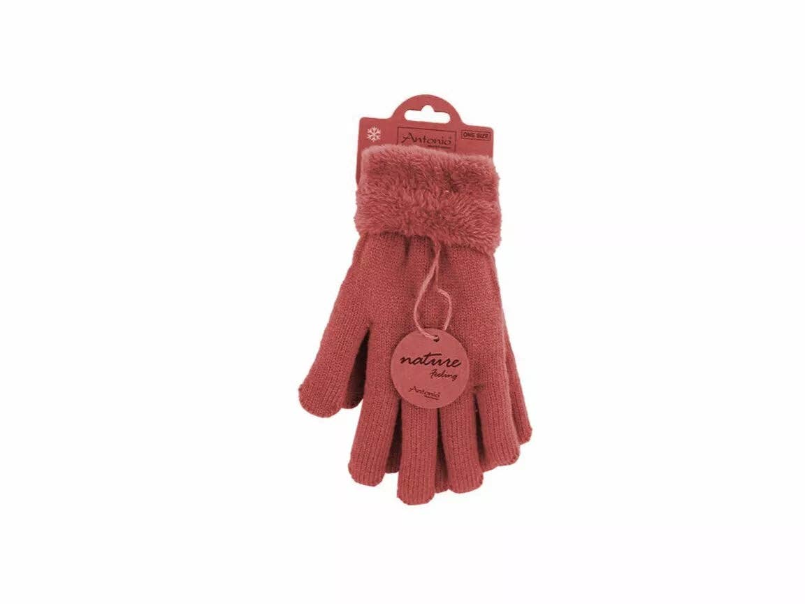VewoTex - Wholesale Gloves - Women's - Lined Women's Knit Gloves » Teddy Winter Gloves » Super Soft Finger Gloves15