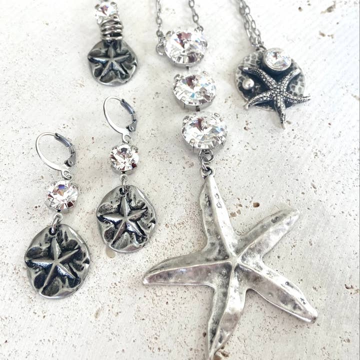 VB&CO Designs Handmade Jewelry - Wholesale Jewellery set - Starfish sea star ocean beach shell mermaid resort jewelry5