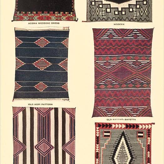 Kunstdruck NA-252 Indische Teppiche für den Großhandel von Found Image Press