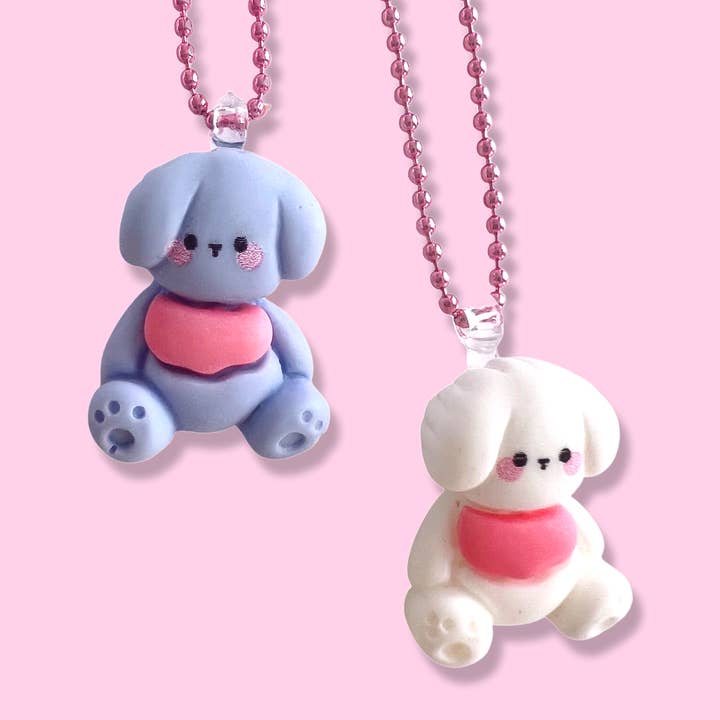 Pup Kids Necklace I Dog Necklace I Handmade Necklace I Cute for wholesale by Pop Cutie Accessories & Gifts