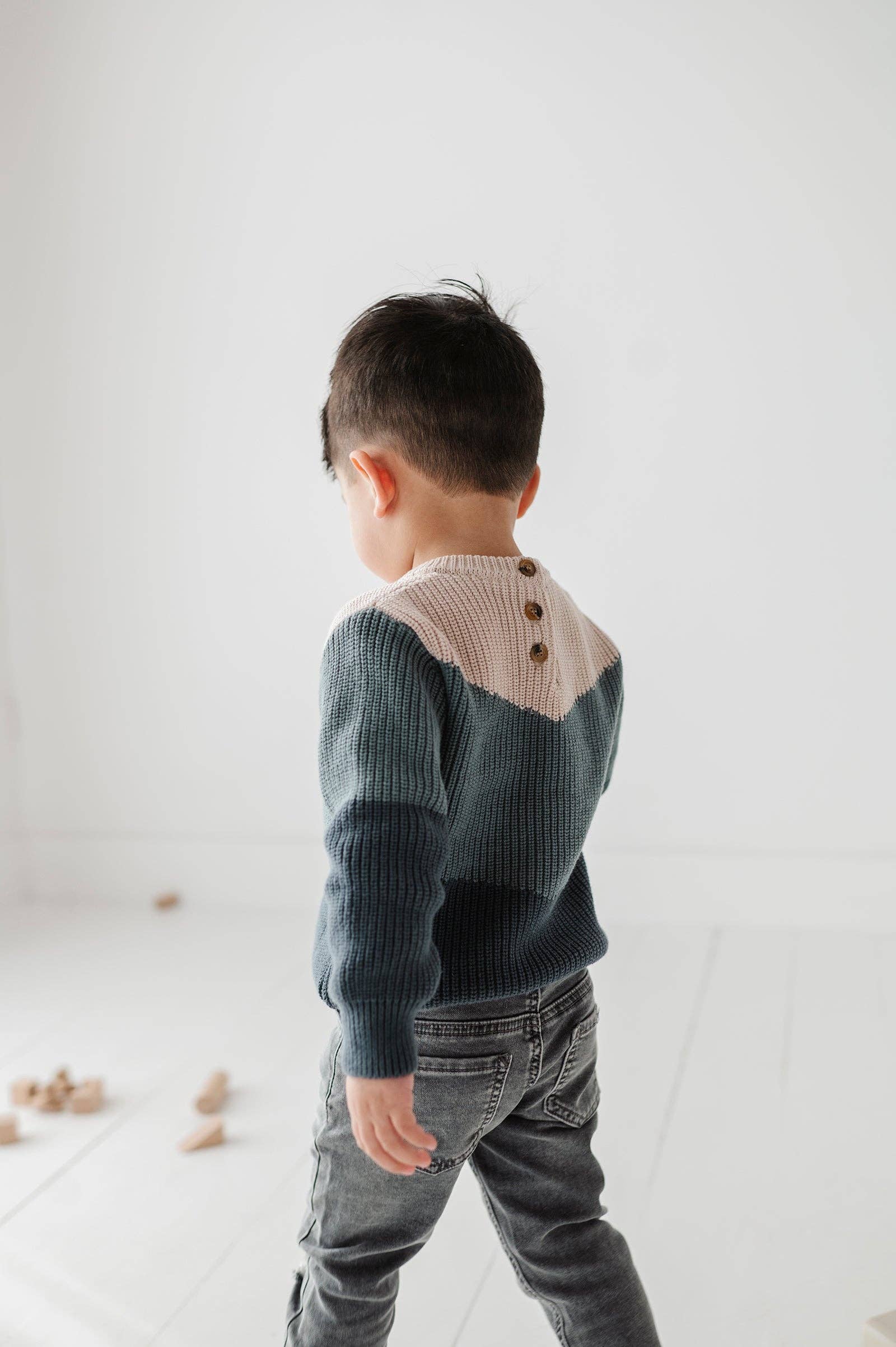 babysprouts clothing company - Wholesale Knit Sweater - Kids - Babysprouts Colorblock Knit Sweater7
