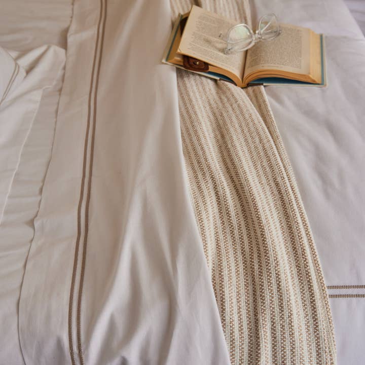 Red Land Cotton - Wholesale Sheet Set - Ella Embroidered Sheet Set7