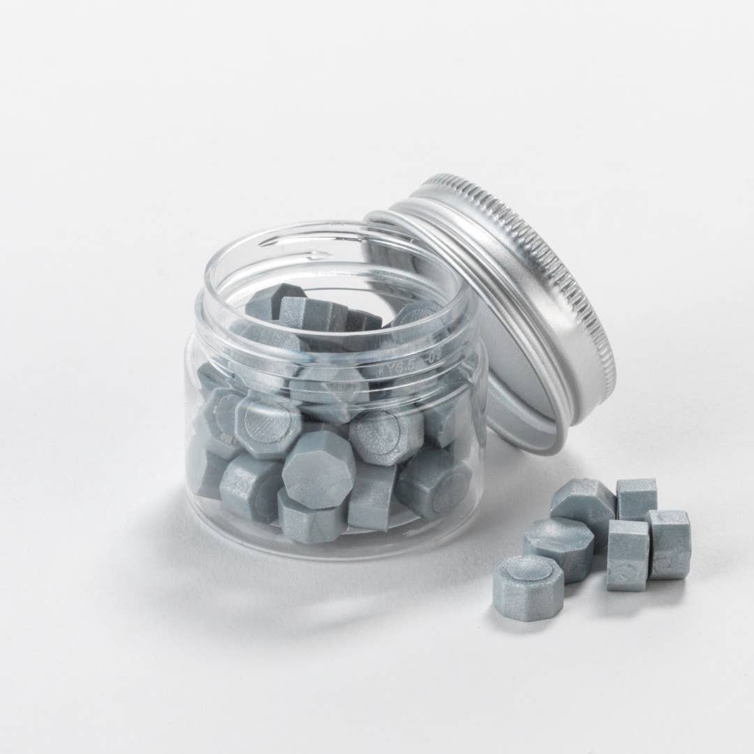 Zetta Florence - Wholesale Sealing Wax - Wax Beads - Silver- Small