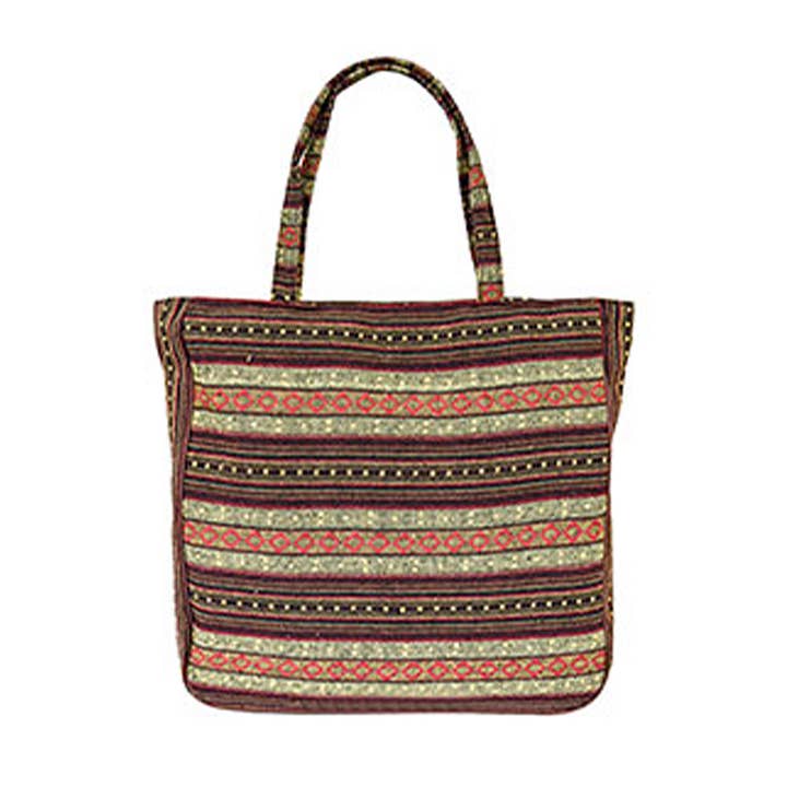 Cap Zone - Wholesale Draagtas - Dames - Draagtas van geweven canvas met wandtapijt7