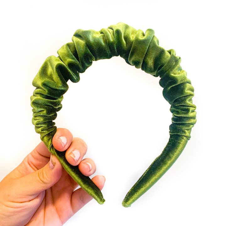 Iris Atelier - Venta al por mayor Cinta para el pelo - Mujer - Diadema de terciopelo con volantes5