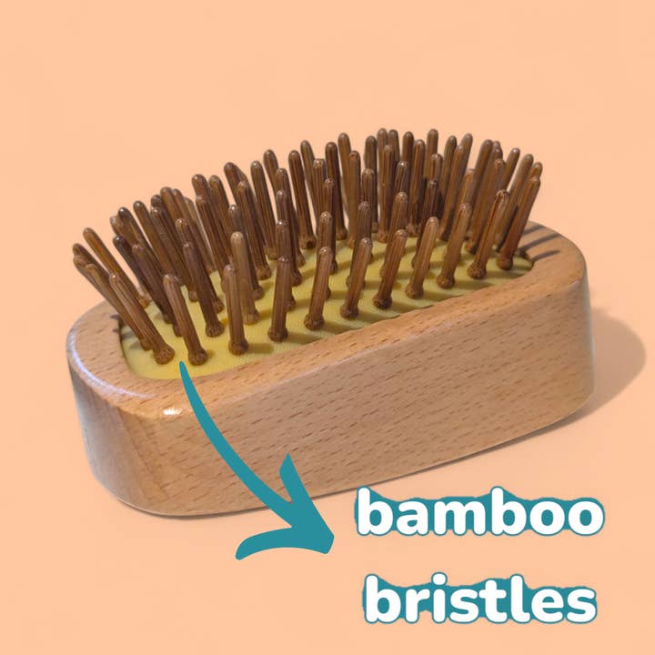 ecojiko - Wholesale Hair Brush/Comb - Wooden Detangling Hair Brush, Bamboo Tangle Teezer5