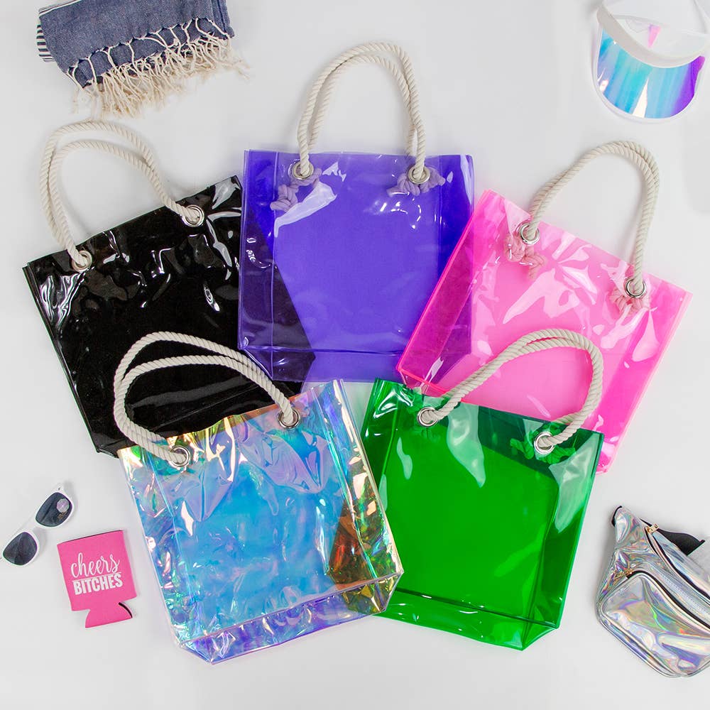 GiftsbyPR - Wholesale Tote Bag - Women's - Neon Tote Bag: Beach and Bachelorette Party Gifts & Favors2