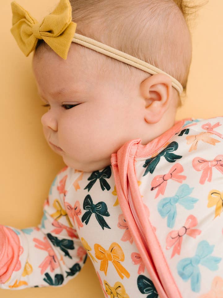 Little One Shop - Wholesale Clothing Set - Baby - Boho Bows Bamboo Sleeper3
