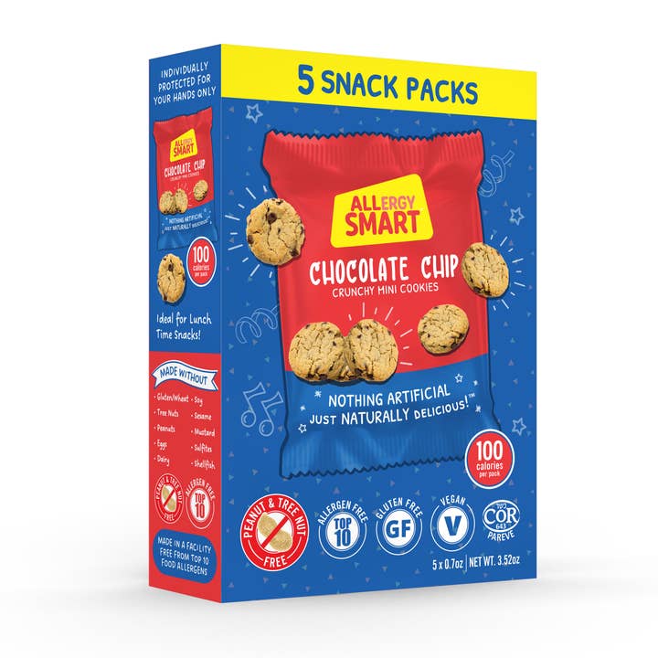 Allergy Smart Chokladchip MINI-kakor för wholesale av Allergy Smart