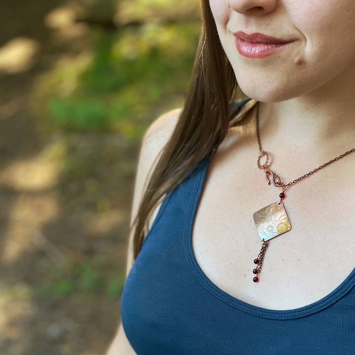 Metric Forrest Studio - Wholesale Jewelry Stand & Display - Wood Necklace Display with 32 necklaces, plus free shipping3