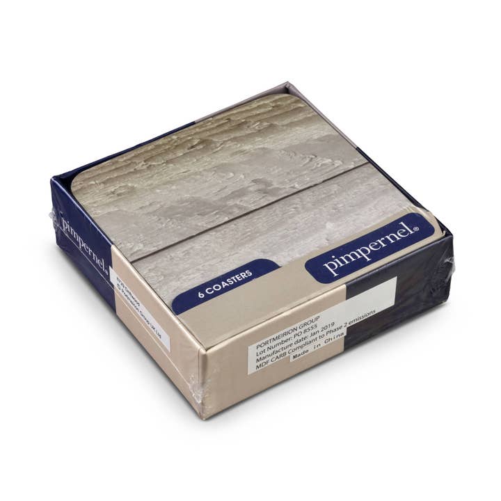 Driftwood Coasters Set of 6 for wholesale by Portmeirion, Spode, Pimpernel, Nacthmann, Wrendale Designs