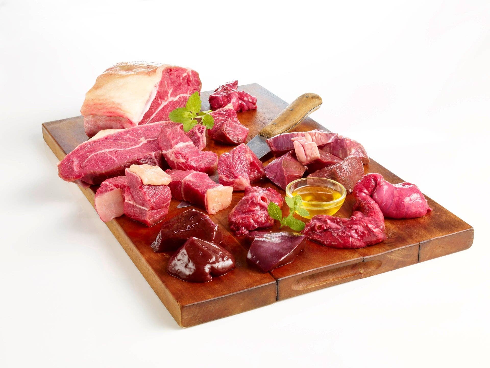 Dogs’n Tiger - Vendita all'ingrosso Cibo - Gatti - Cibo per gatti adulti Dogs'n Tiger Feast, manzo, olio di lino e menta3