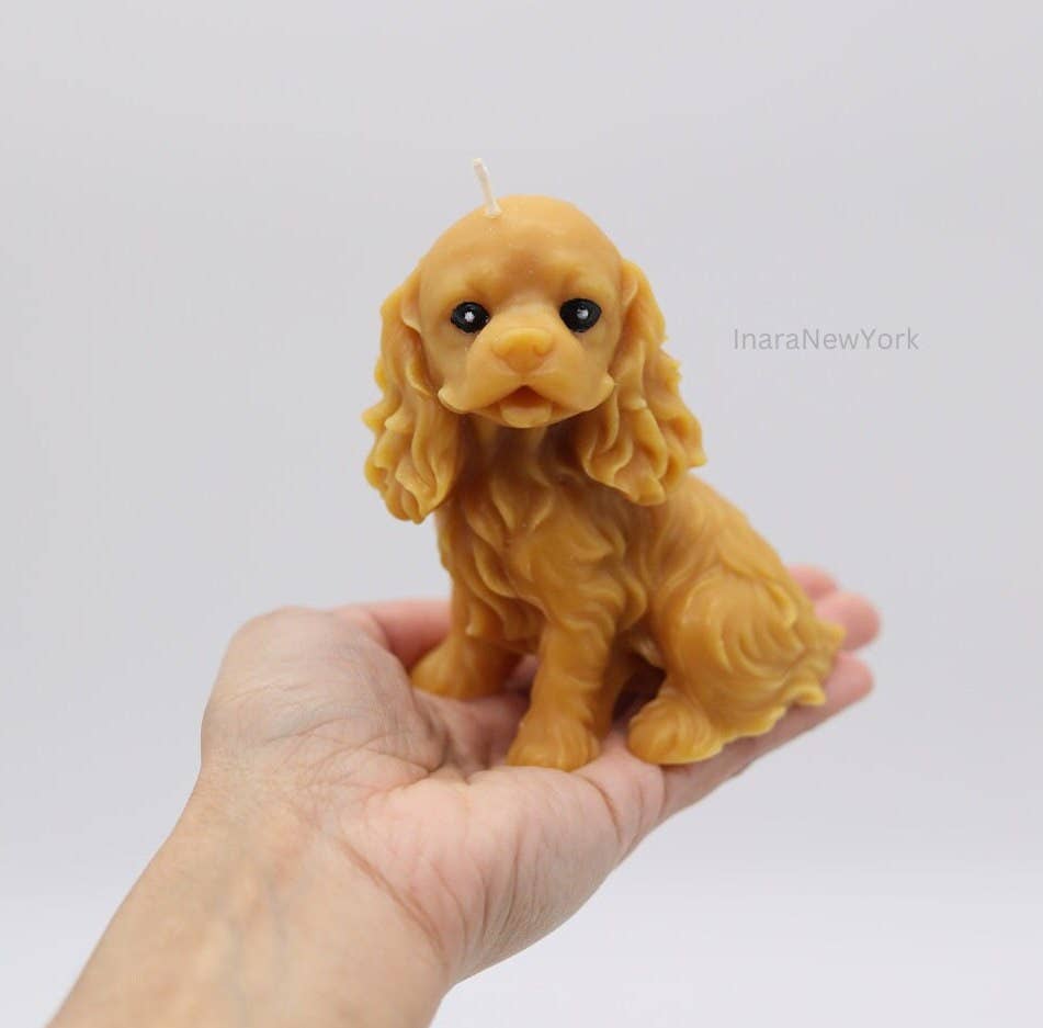 Inara New York - Wholesale Grappige kaars - Cocker Spaniël | Ierse setter hond Kaars2
