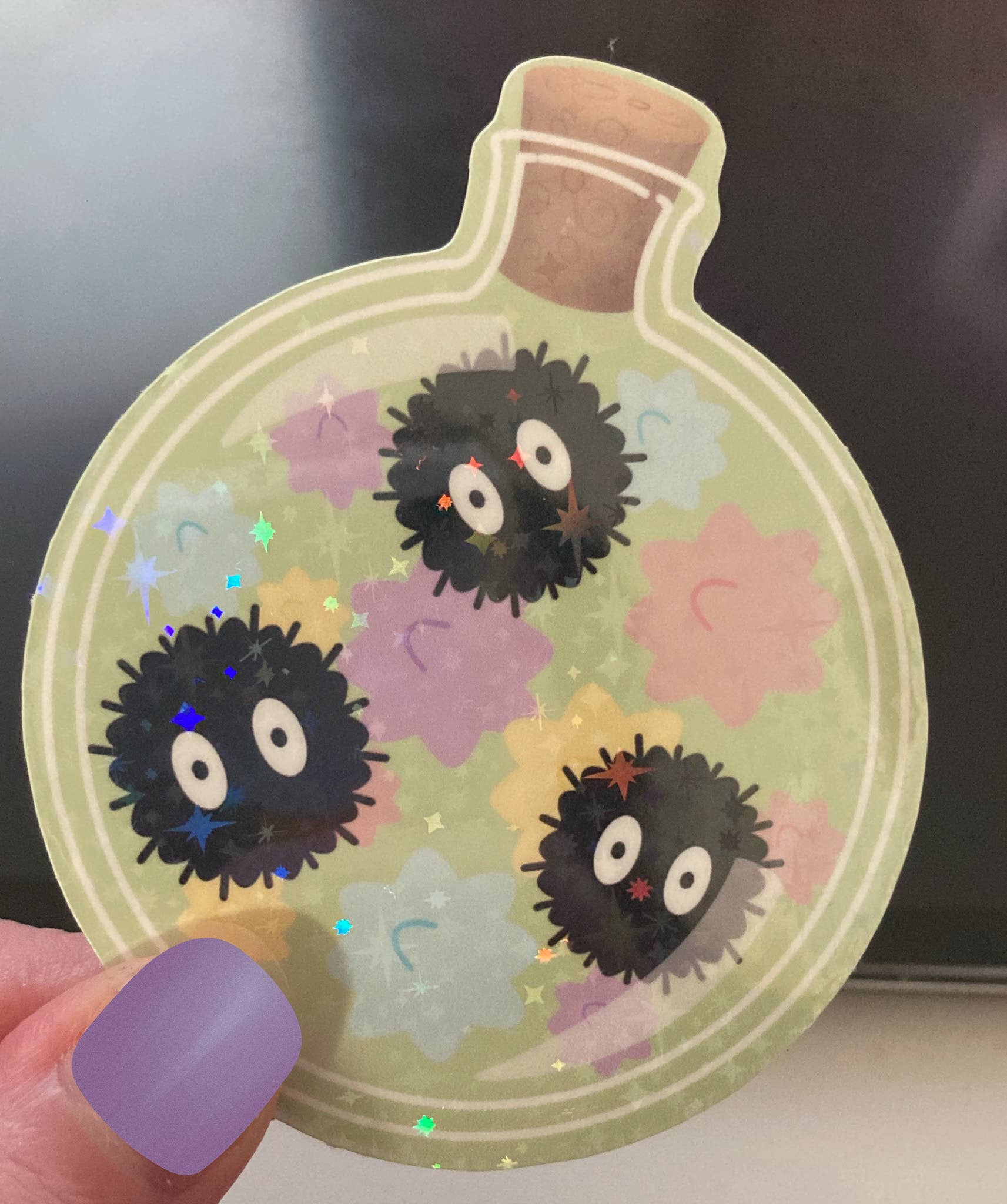 The little birdee co - Wholesale Sticker - Anime movie inspired Vinyl sticker- soot sprite- potion0