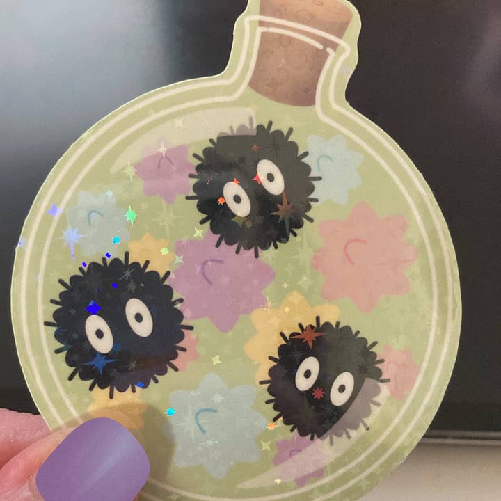 The little birdee co - Wholesale Sticker - Anime movie inspired Vinyl sticker- soot sprite- potion