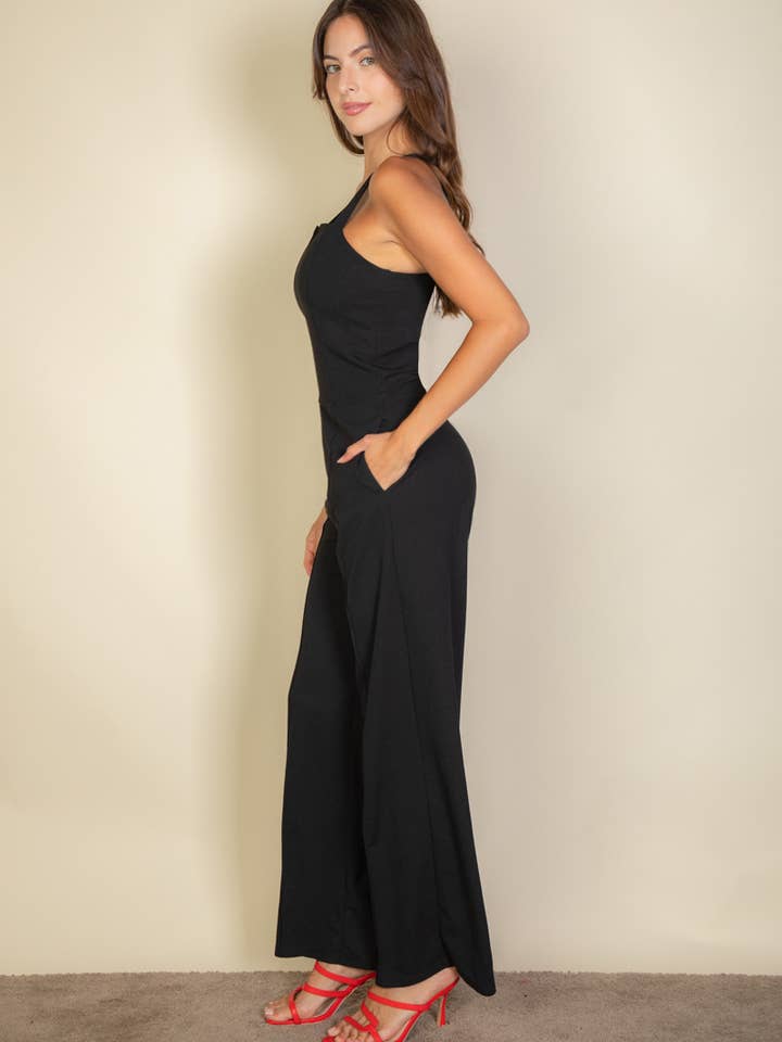 CAPELLA APPAREL - Wholesale Jumpsuit - Dames - Cami-jumpsuit met inkepingen26