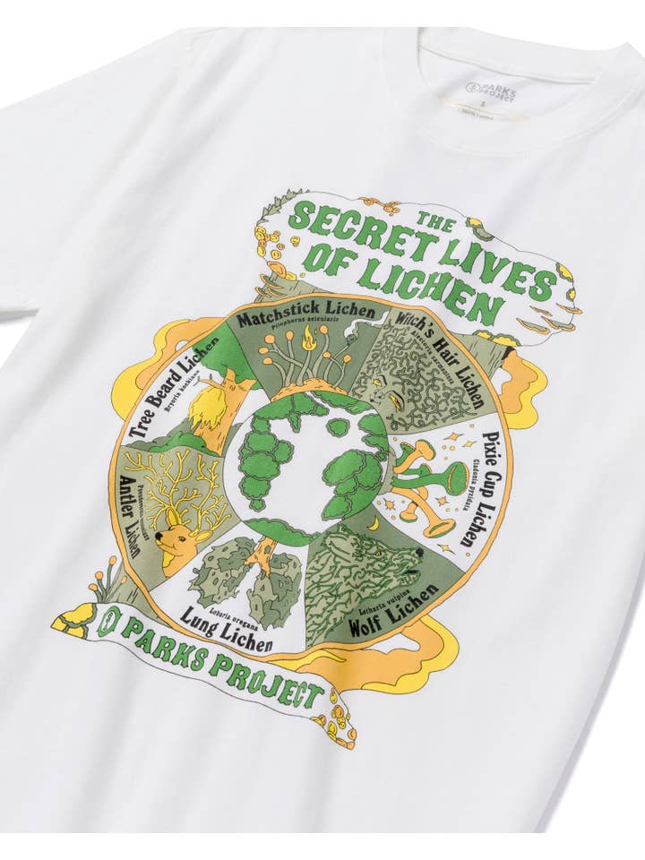 Marshmallow Secret Lives Of Lichen Tee for wholesale on Faire