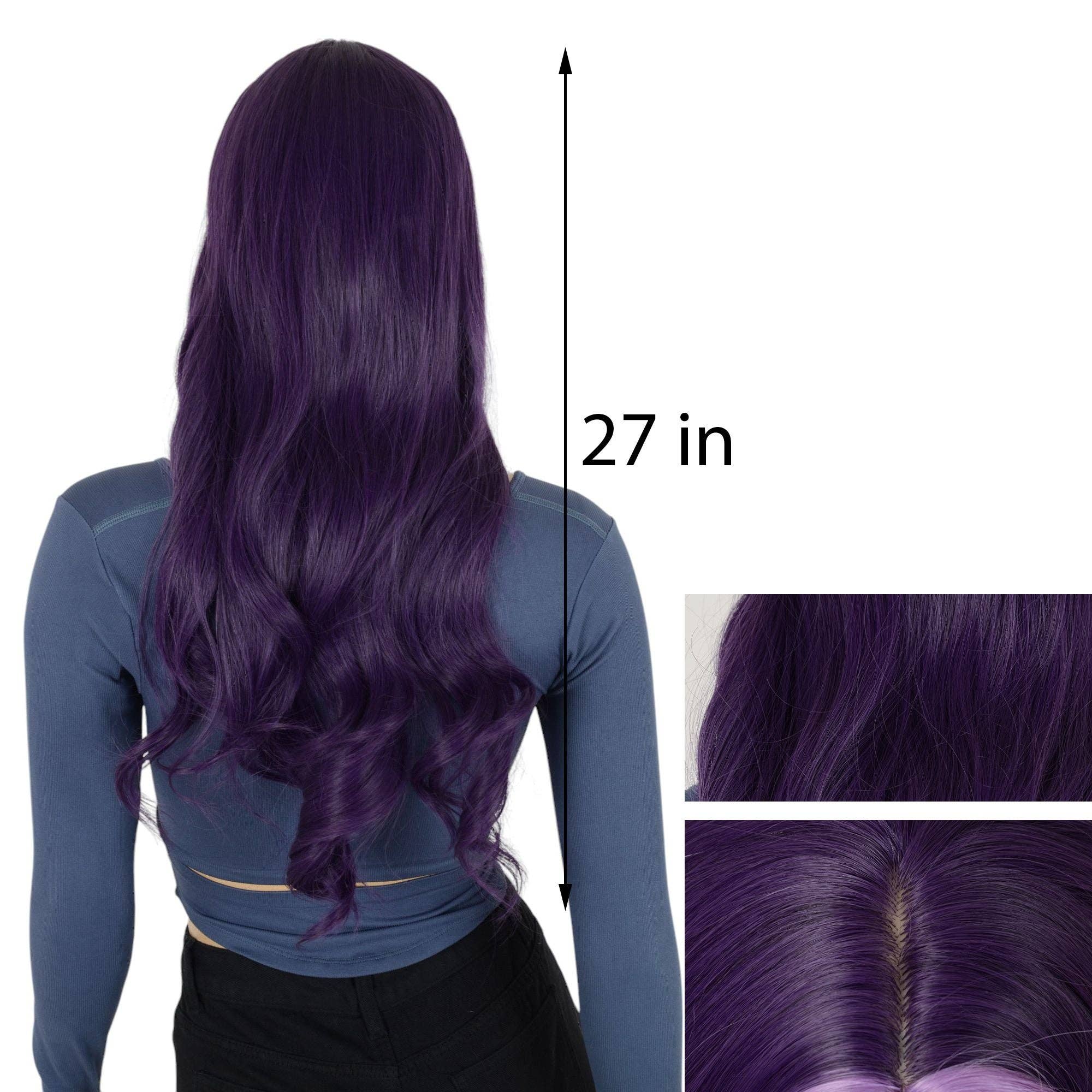 AK Brand - Wholesale Wig/Hair Piece - Long Wavy Wig Middle Part Synthetic Daily Use3