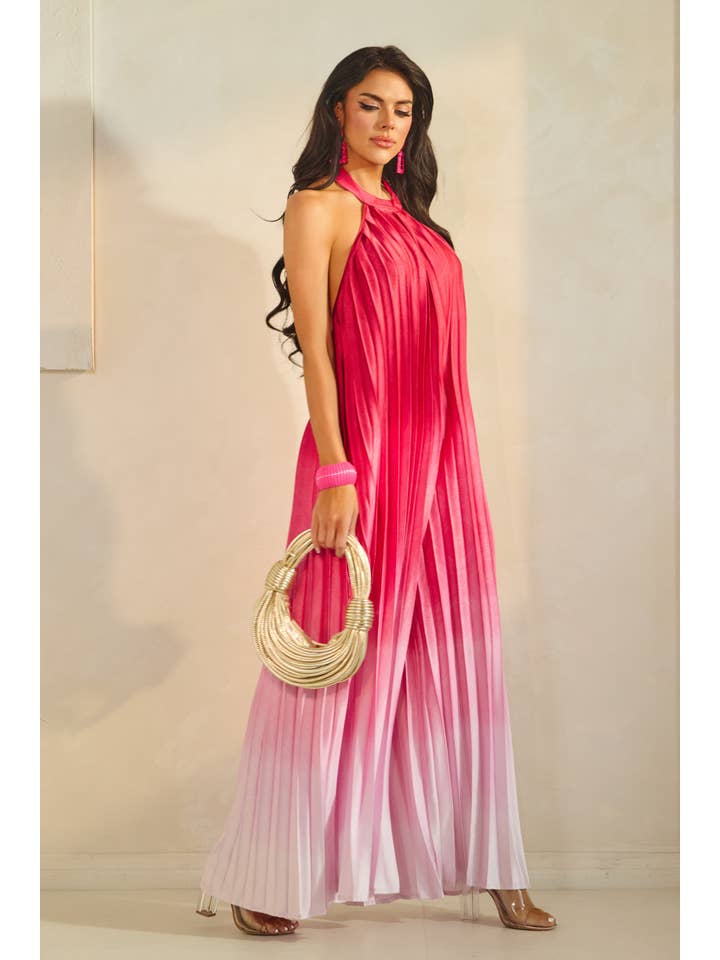 The Sang – wholesale Jumpsuit - Dam – OMBRE HALTER VECKAD JUMPSUIT