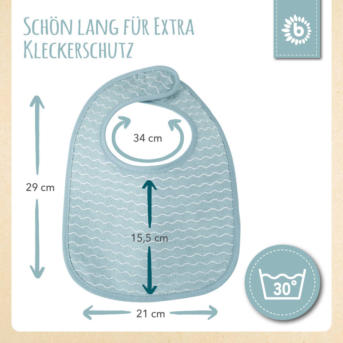 Bieco Spielwaren - Wholesale Baby Bib - Baby - Bib 5-piece set slate6