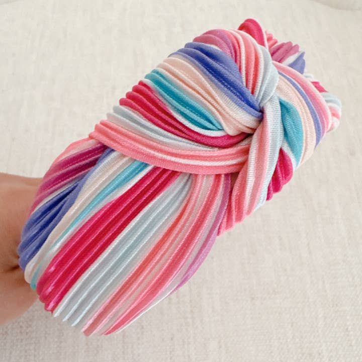 Ellison+Young - Wholesale Fashion Headband - Women's - Color Pleats Headband