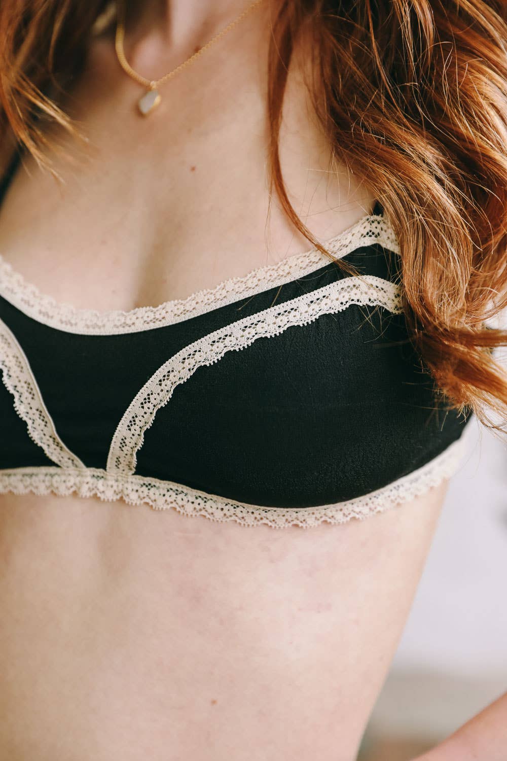 Leto Accessories - Venta al por mayor Brallete - Mujer - Conjunto de bragas con ribete de encaje francés retro1