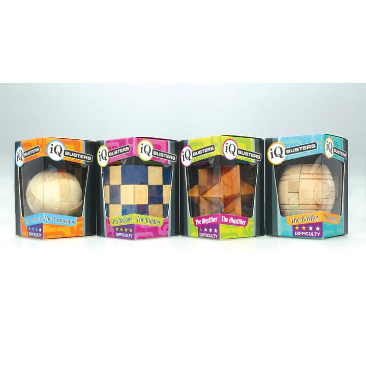 Outset Games and Cobble Hill Puzzles - Vente Puzzle – enfant - IQ Busters : Puzzle en bois (24 en PDQ)1
