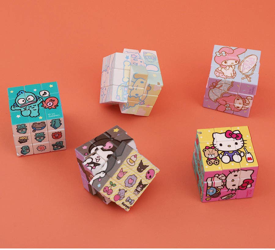 K-Wonderland - Wholesale Keychain - Women's - Sanrio Cube Keyrings: Kuromi, Cinnamoroll, Hello Kitty9