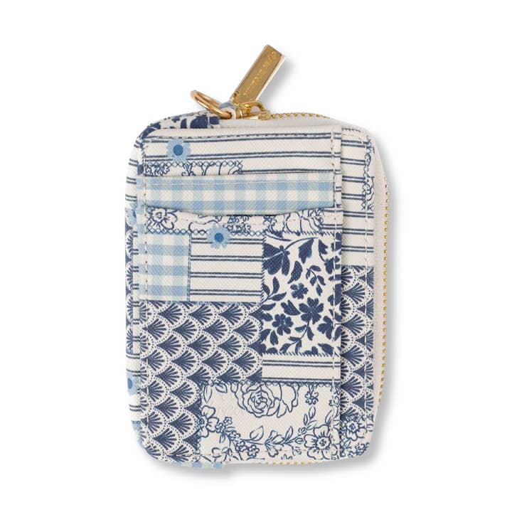 Coastal Patchwork Zip Wallet for wholesale by Elyse Breanne Design