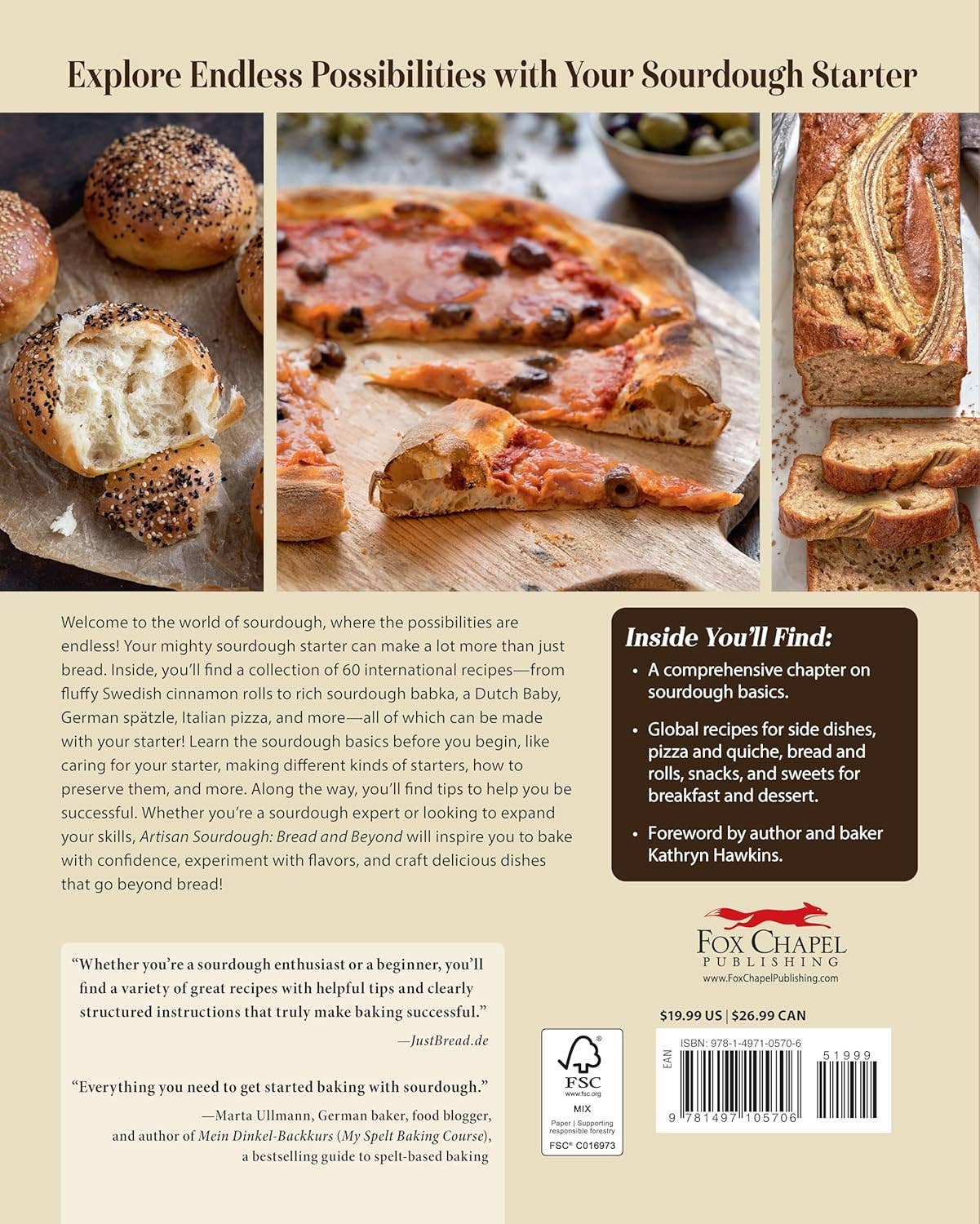 Fox Chapel Publishing - Wholesale Baking & Dessert Book - Artisan Sourdough: Bread and Beyond-Includes Starter Recipes1