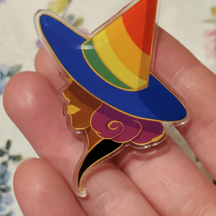 Joan of Art - Wholesale Lapel Pin/Button - Pride Witches - Acrylic Pins