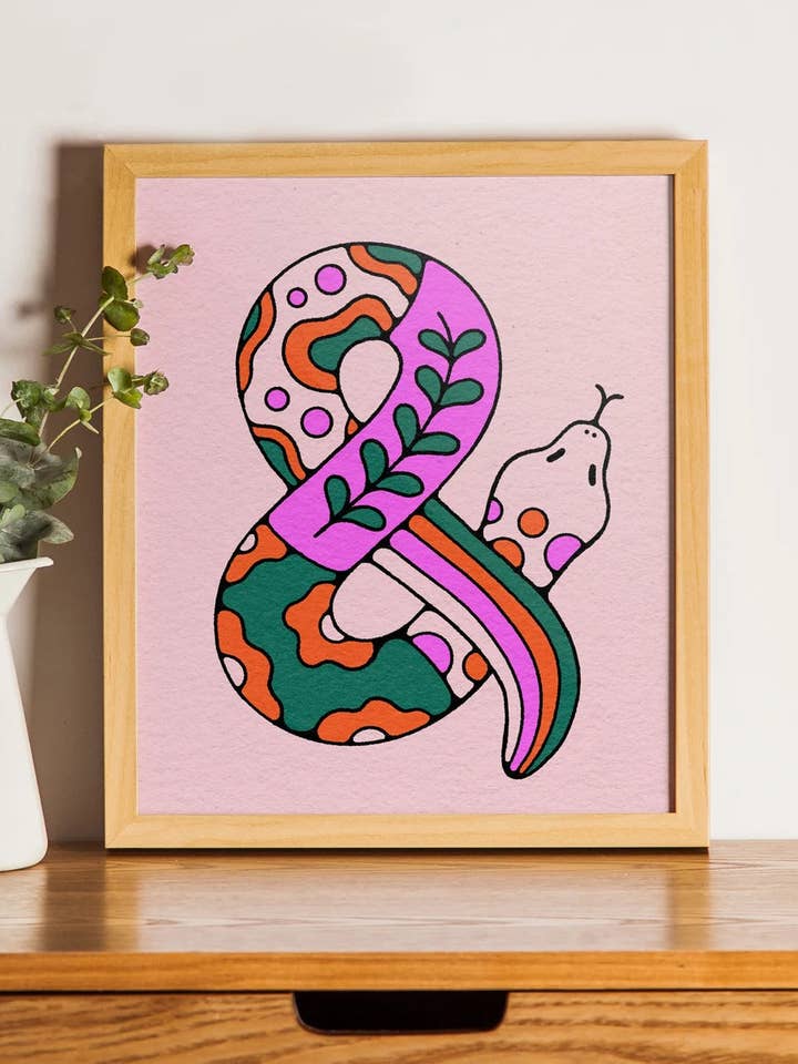 Ampersssssand – 8 x 10″ Konsttryck för wholesale av Bailey Crouch Illustration