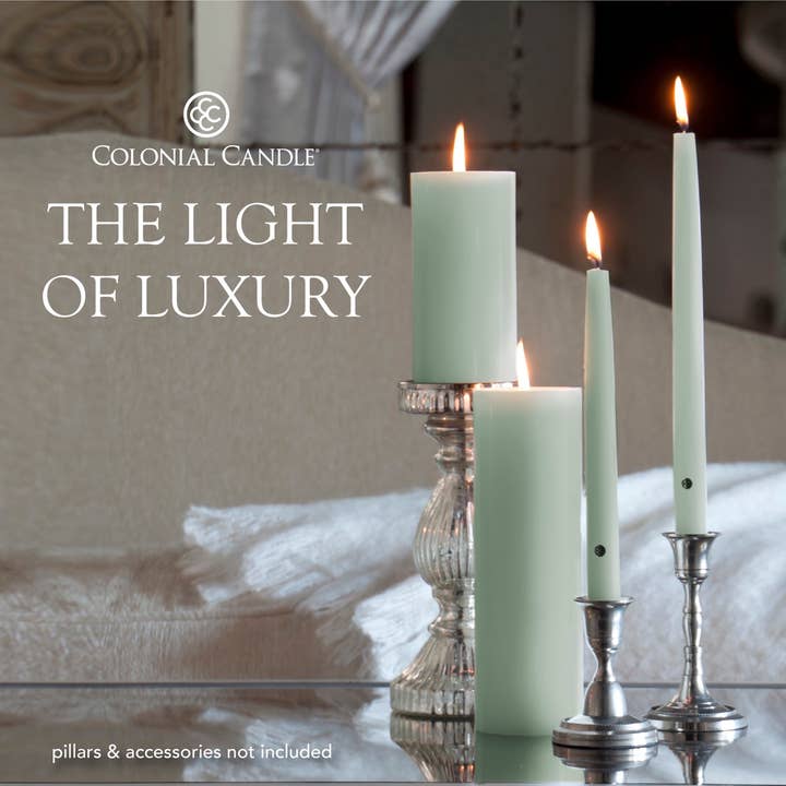 MVP Group International INC - Wholesale Tapered Candle/Candlestick - Colonial Candle Scented Taper Candle 10in Bayberry, 2 Pack3