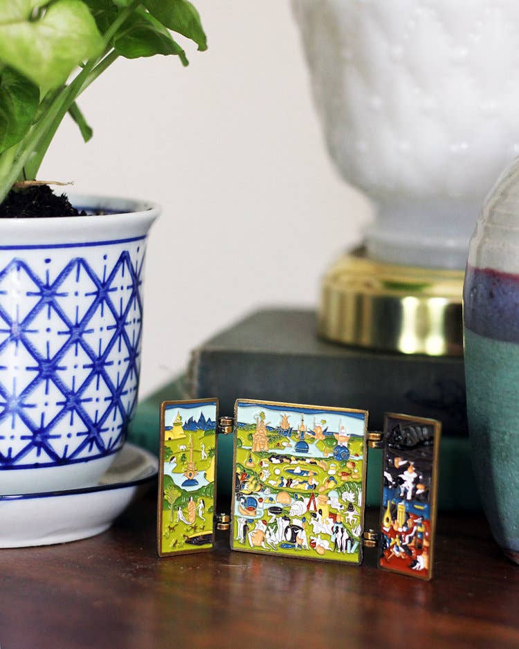 Pin Museum - Wholesale Lapel Pin/Button - The Garden of Earthly Delights • Enamel Pin1