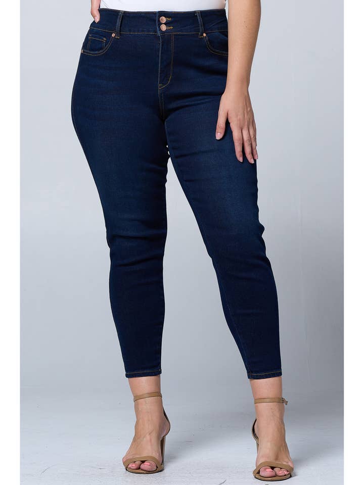 Plus Size Tummy Tuck Butt Lift Skinny Jean PH3502X Dark and other Purchase Wholesale tummy control. Free Returns & Net 60 Terms on Faire trending on Faire.
