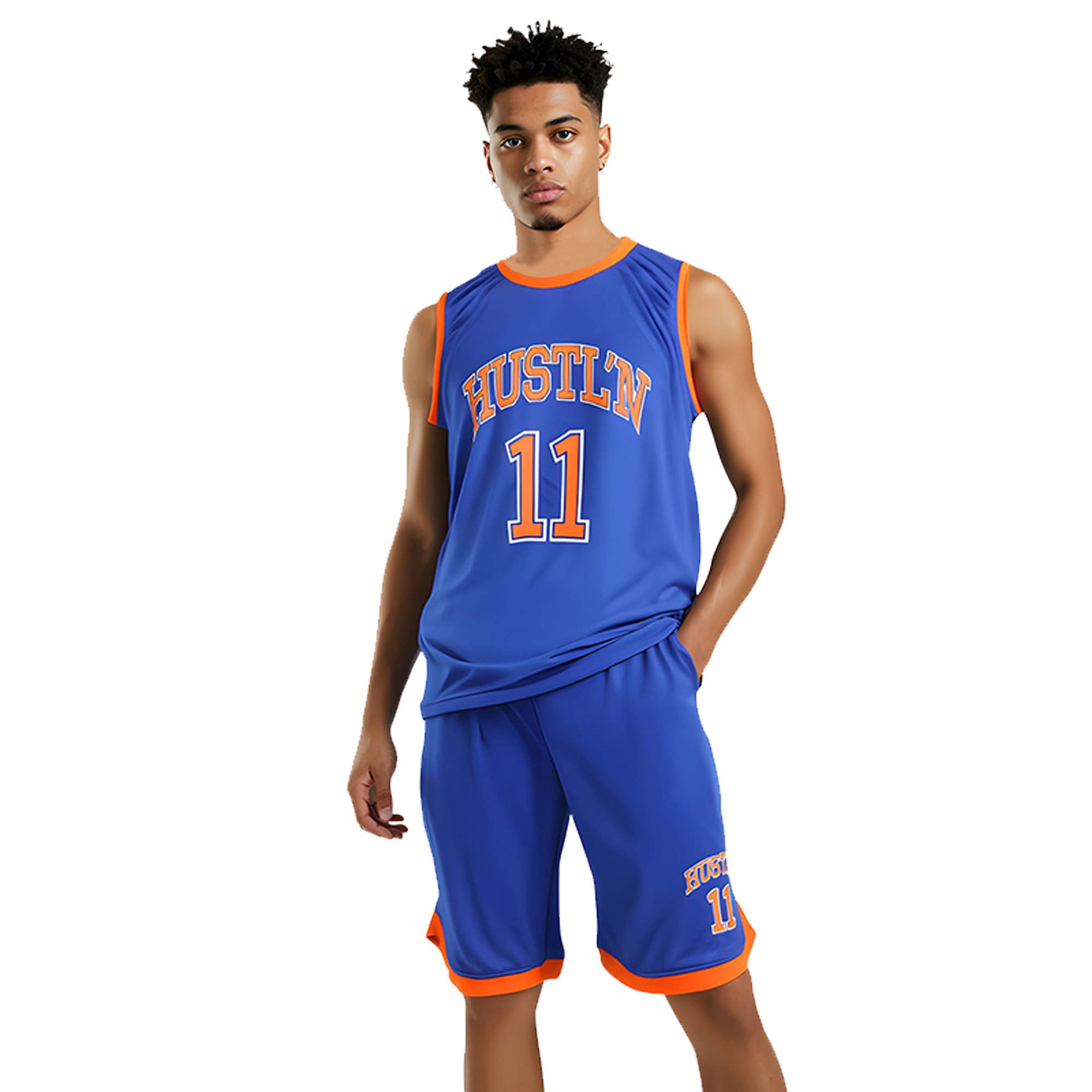 Galaxy By Harvic - Wholesale Activewear Set - Men's - Men's 2-Piece Jersey and Short Set (S-2XL)
7