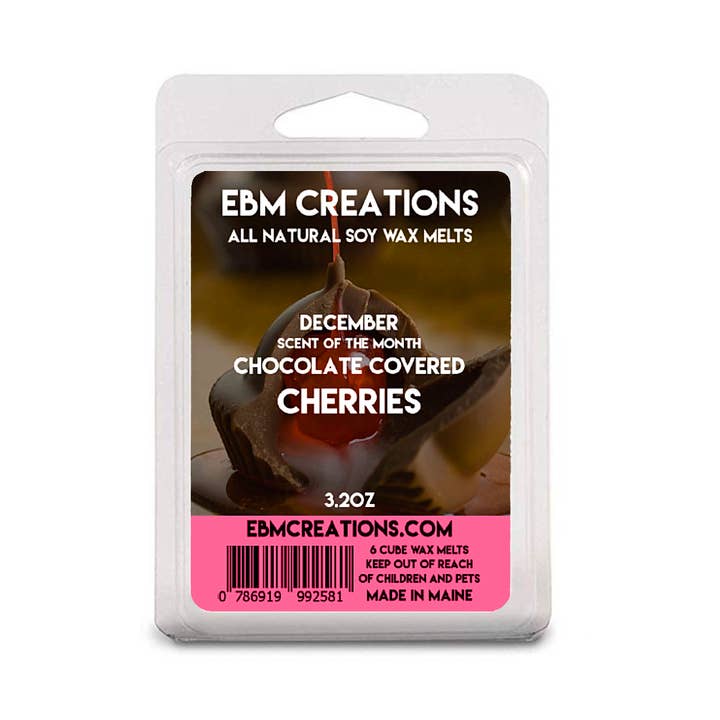 EBM Creations LLC – wholesale Wax melt – Chocolate Covered Cherries - 3.2 oz Clamshell