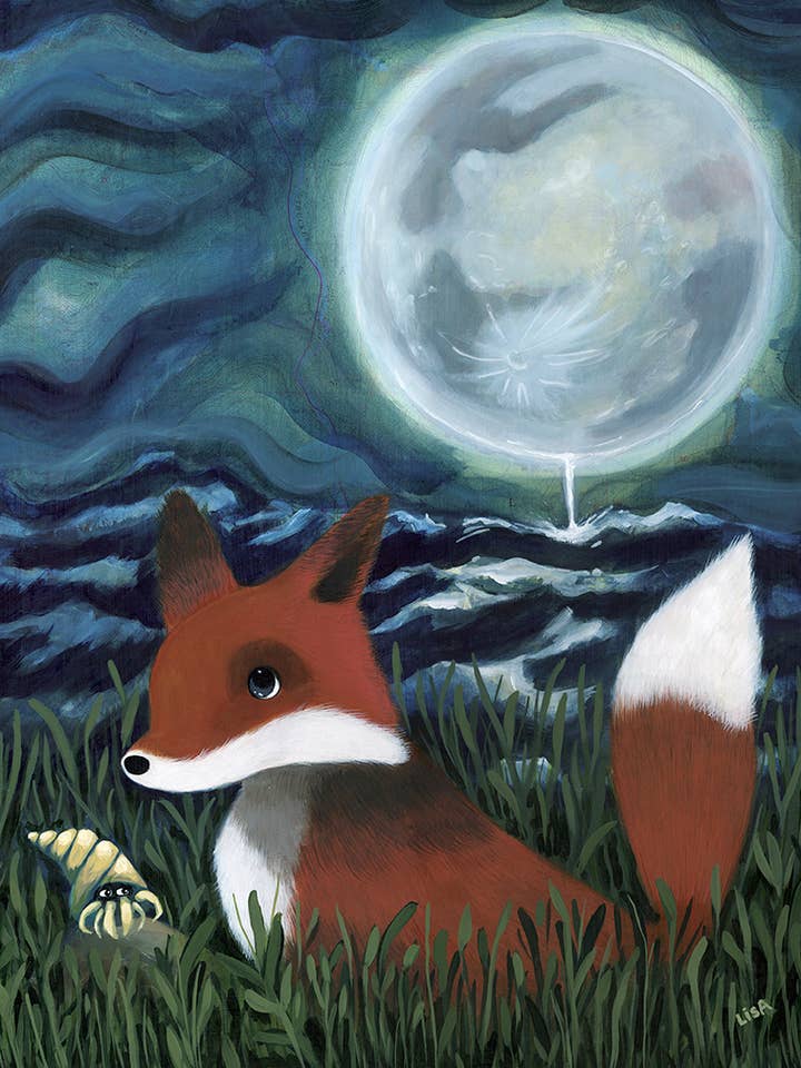 Somos Todos a Amada Lua impressão de arquivo 20 cm x 25 cm por atacado de Lisa Kurt art + illustration