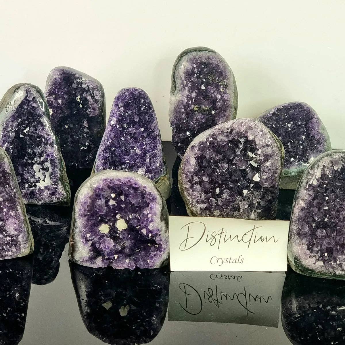 Distinction Crystals - Wholesale Spiritual Stone/Crystal - Uruguayan Polished Amethyst Geode A 601-750g0