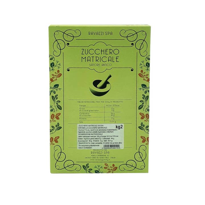 A07 |Matrical Sugar in 2kg Box for wholesale by pirotta srl