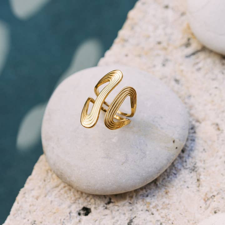 BELJOY - Wholesale Band/gestapelde ring - Rita Verstelbare Ring4