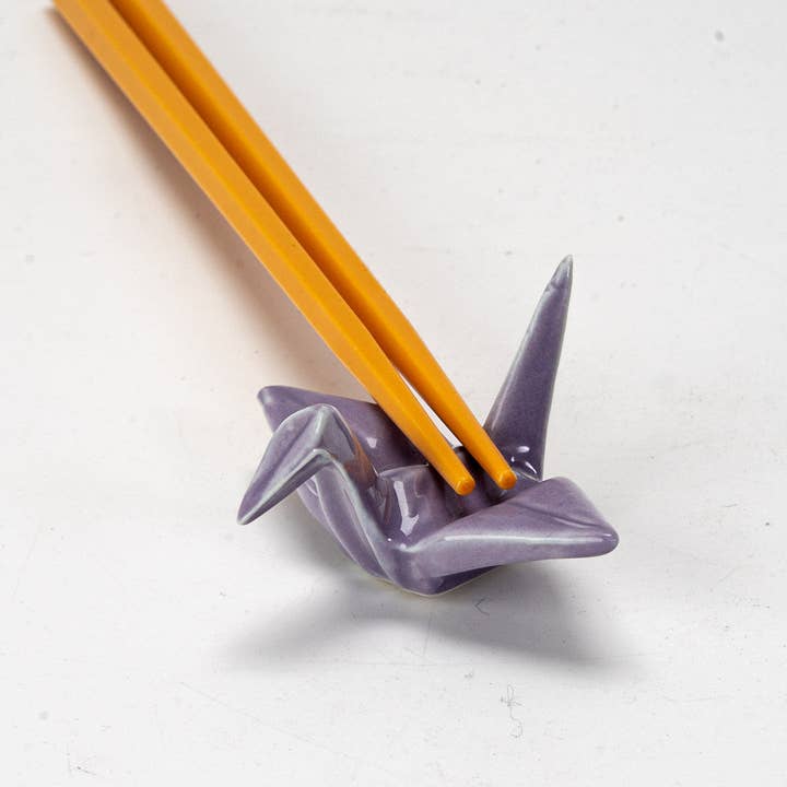 Urban Tokyo – wholesale Skedfat – Origami Trana Porslin Ätpinnar Viloplats 2"L Lila (12/288)