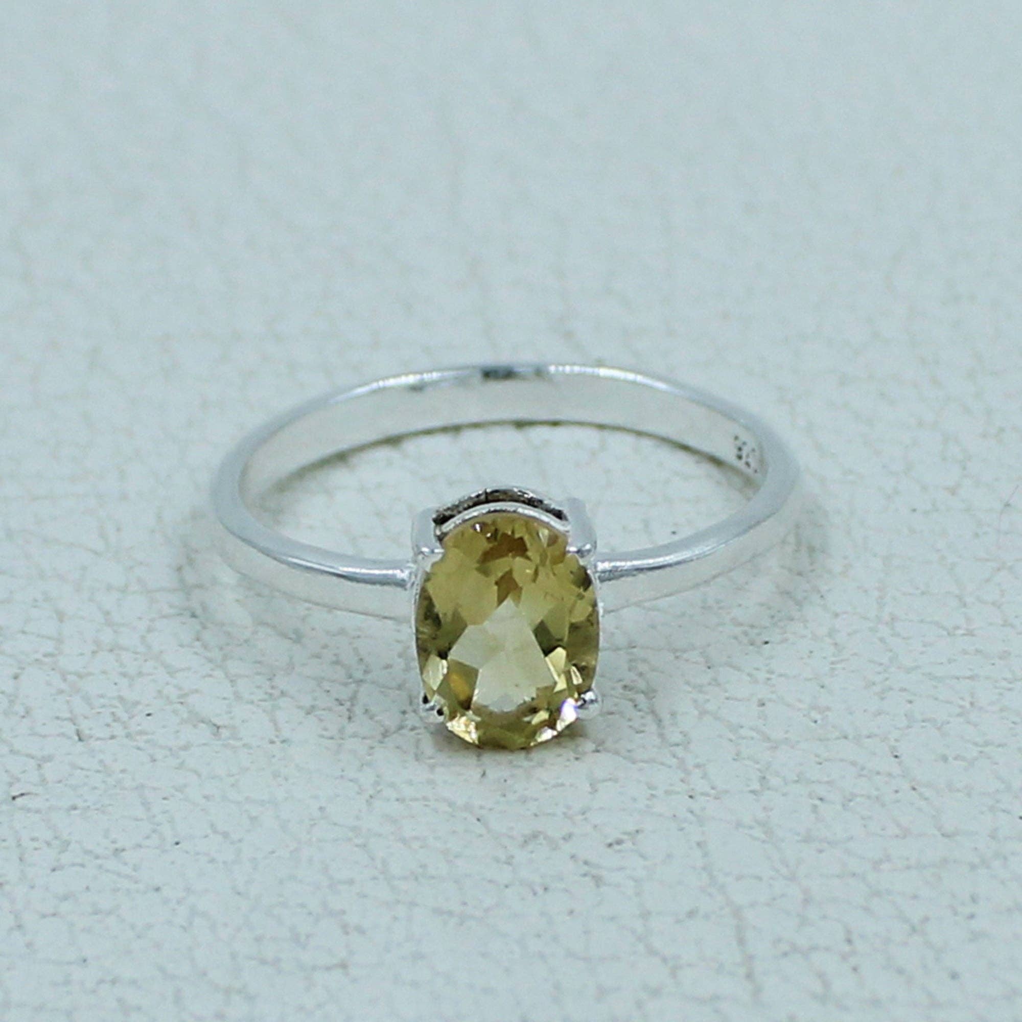 Silvex Jewelry – wholesale Single stone/solitaire ring – Garnet Minimalist Ring 925 Silver Birthstone Gift Jewelry0