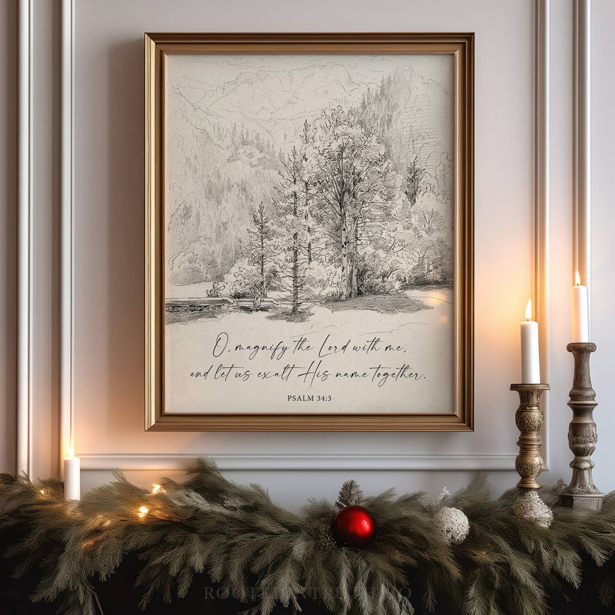 Rooted in Truth - Wholesale Art Print - Magnify Christmas Christian Art Print, Canvas, Decor, Gift5