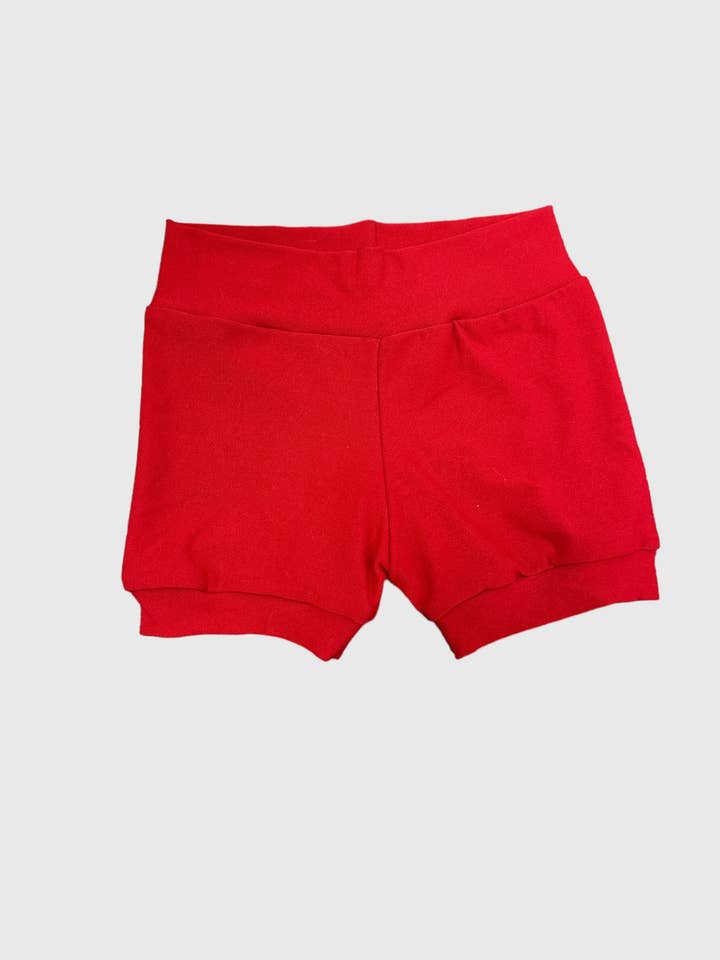 Red Baby+Toddler Shorties for wholesale by Jena Bug Baby
