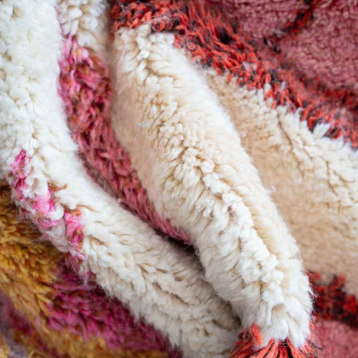 Moroccan Woven Treasures – wholesale Matta – Färgglad marockansk matta, handvävd matta, shag matta, berbermatta
