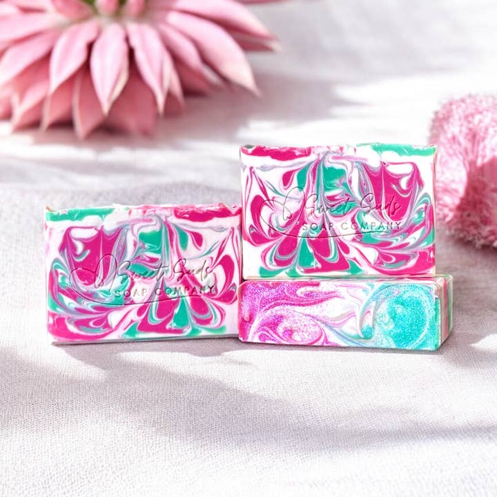 Cactus Blossom Goat Milk Soap for wholesale by Sweet Suds Soap Company