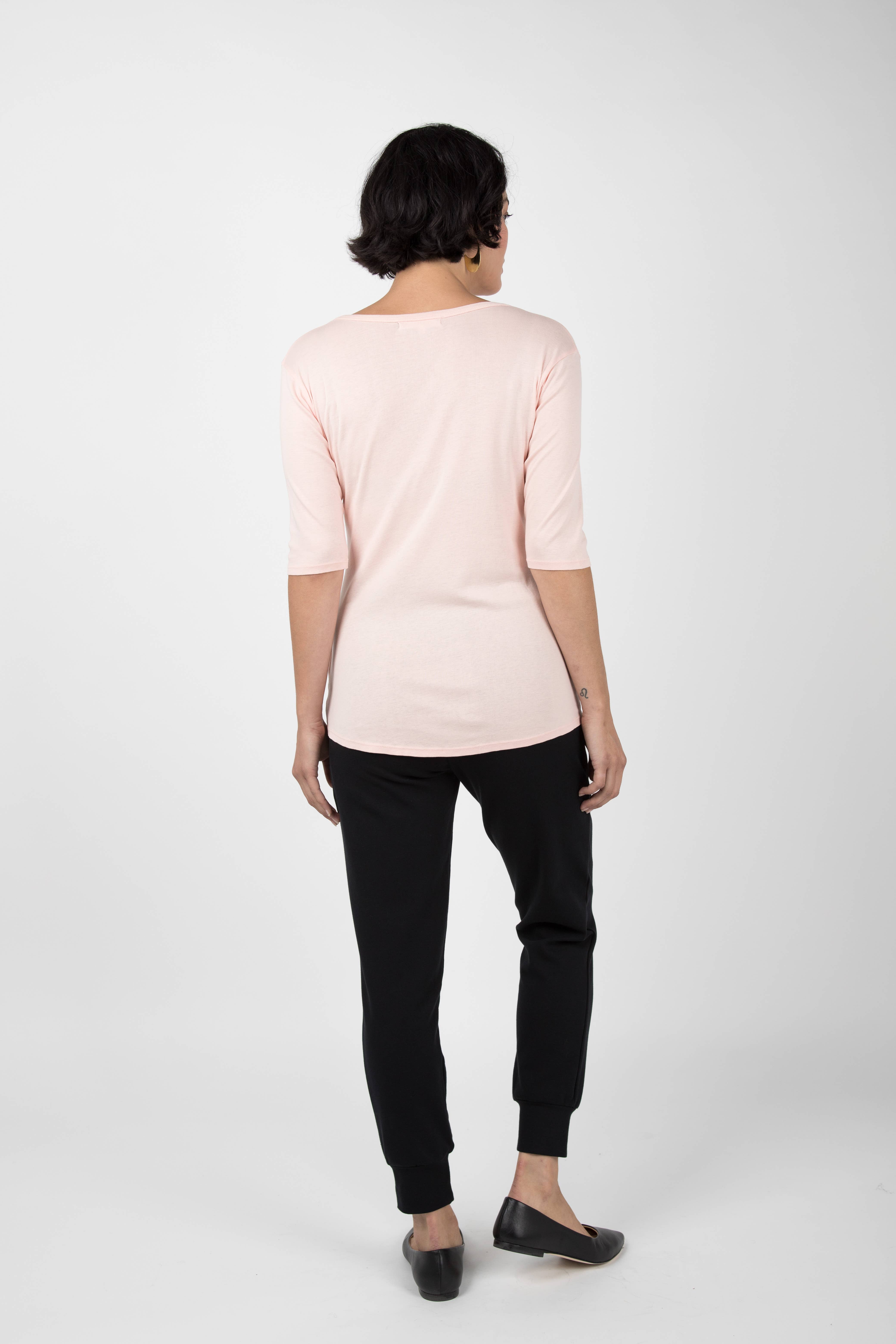 INDIGENOUS Impact Fashion – wholesale T-shirt (utan tryck) – Dam – VÄSENTLIG SCOOP TEE9