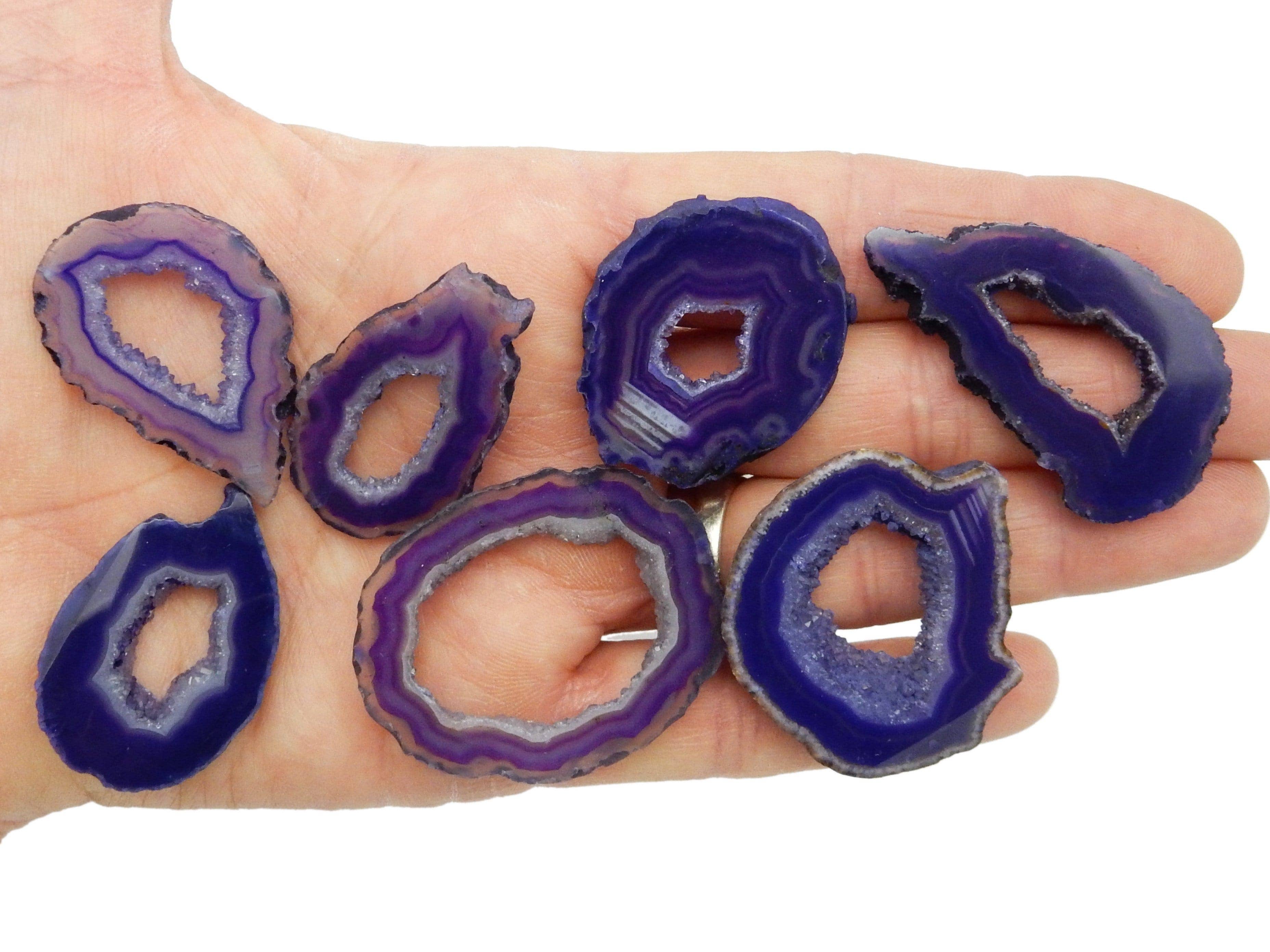 Rock Paradise – Engroshandel Spirituelle sten og krystaller – Krystal Druzy agatskiver med naturligt Druzy Center7